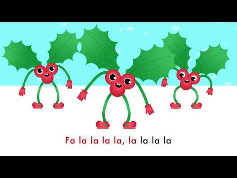 Deck The Halls - Christmas Song - Fa-la-la-la-la - Lyrics 🎅🎄 | Sing Along