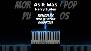 As It Was - Harry Styles #asitwas #asitwascover #asitwasharrystyles #easypianotutorial