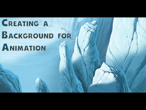 Live Stream:  Painting an Animation Background