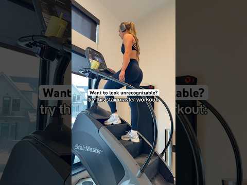 Stairmaster workout to look unrecognizable #stairmaster #gym #cardioworkout