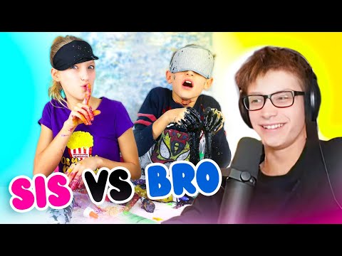 Reacting to FUNNIEST SIS vs BRO SLIME video!