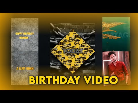 BIRTHDAY VIDEO EDITING IN ALIGHT MOTION TUTORIAL