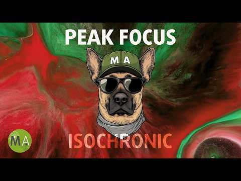 Peak Focus for Complex Tasks - Malinois Mix with Beta Isochronic Tones