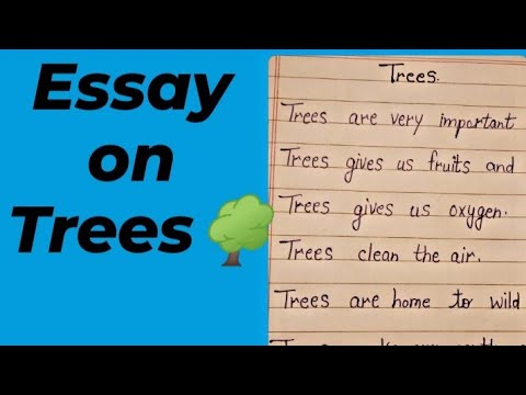 10 lines on Trees | Essay on Trees 🌳 | Tree Essay in English |