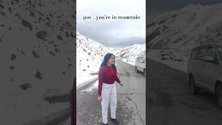 khardungla pass😍 #ladakh #youtubeshorts #khardungla #girl #mountain #viral #viralvideo