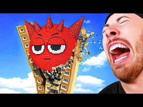 GIANT SPRUNKI VS SKYSCRAPER?! (Funny Animation Compilation)