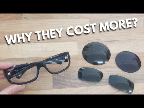 Why prescription sunglasses cost more money