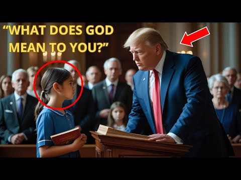 A Little Girl Asks Trump About God – His Response Brings Her To Tears!