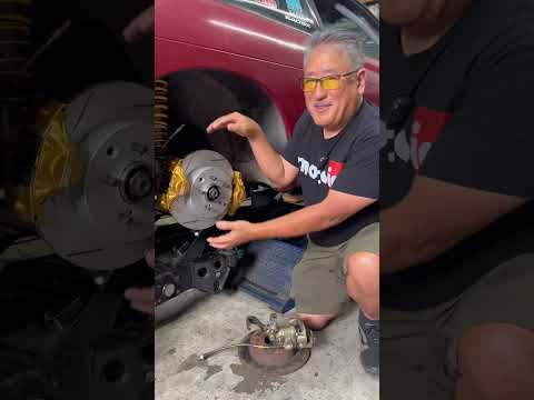 Cheap Nissan S Chassis Rear Brake Upgrade!