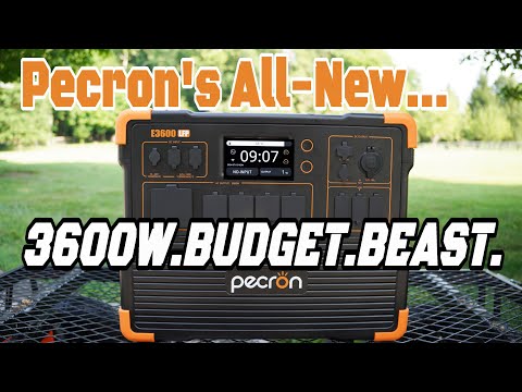 SERIOUSLY Good. The NEW Pecron E3600LFP Power Station can do nearly EVERYTHING!