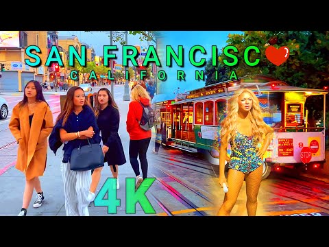 Pier 39 to Ghirardelli Chocolate Part 3, San Francisco California USA 4K - UHD