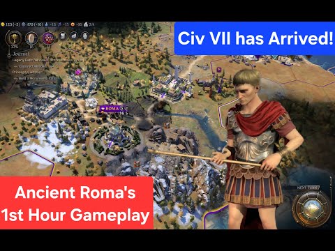 Civilization VII's First Hour as Augustus of Rome