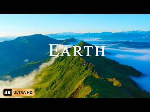 Earth 4K - Scenic Relaxation Film With Calming Music - 4K Video Ultra HD