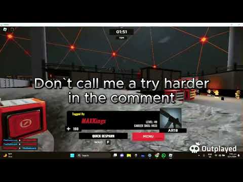 I was going insane Roblox  Gunfight Arena