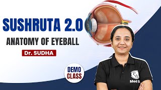 Anatomy of Eyeball | MBBS 3rd Year | SUSHRUTA 2.0 | Dr. Sudha | PW MedEd