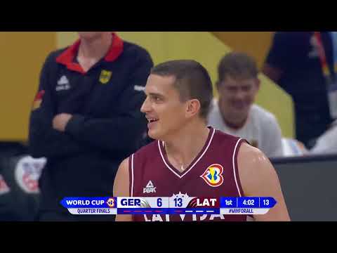 Germany vs Latvia Full Game Highlights | FIBA World Cup Game |