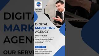 Digital marketing agency designing by short video #designingworld #logo #designworld