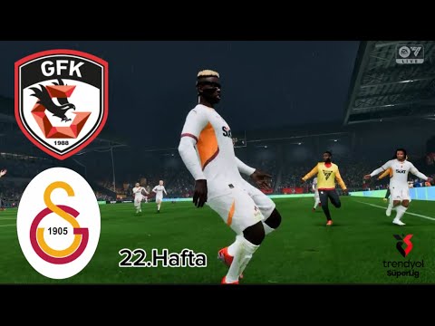 Gaziantep FK - Galatasaray Maçı |  Süper Lig 22.Hafta 24/25 (Maç Özeti)