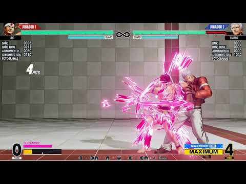 KOF XV Joe stun combo 1/4 screen 2 bars