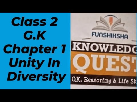 Class 2 G.k Chapter 1 Unity In Diversity