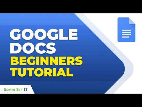 Google Docs - Beginners Tutorial