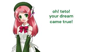 Teto's new SynthV Voicebank is out! Congrats Teto!!! [talkloid]