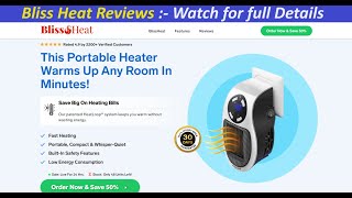 Bliss heat Reviews :Watch for full Details !Bliss heat Heater!bliss heat erfahrungen !blissheat scam