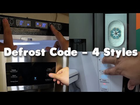 How to Initiate Forced Defrost on 4 Styles of Samsung Refrigerators