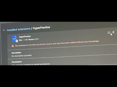 HyperFractius Browser Extension Virus - Removal Guide [Working]