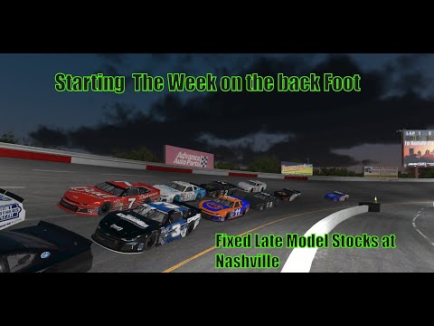 How to find pace during a race.  Fixed Late Model Stocks at Nashville.  Road to 10k Oval Rating