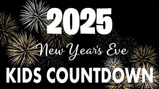 2024 New Year's Eve Kids Early Countdown to 2025 - It's almost midnight