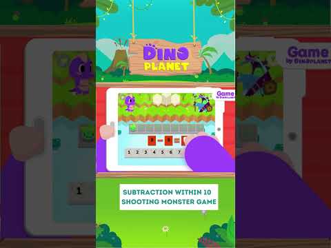 Subtraction within 10 | Shooting monster game