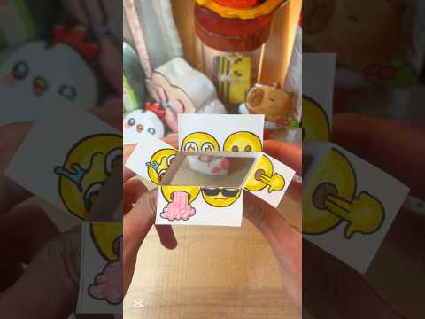 Diy Cute emojis 😎🔥😮🩷 #art #diy #crafts #papercraft #thingstodo #cute #cutecraft