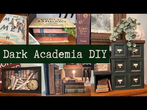 8 Dark Academia Thrift Flips: Transforming Thrifted Finds into Bookish Home Decor