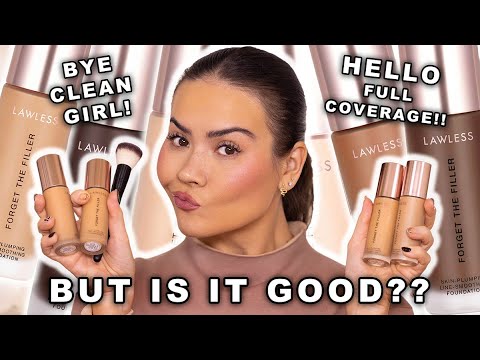 LAWLESS FORGET THE FILLER FOUNDATION - GOLDEN HOUR OR JUST ORANGE HOUR?  | Maryam Maquillage