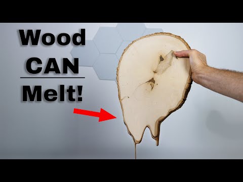 I Melted Wood With Friction