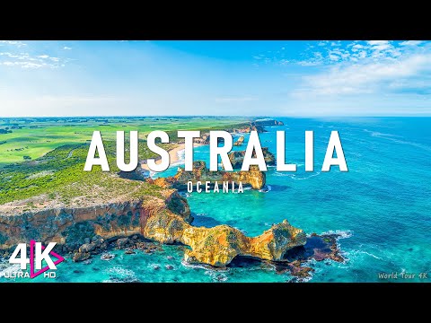 Australia 4K - Beautiful Nature Film - Relaxing Music - Natural Landscape