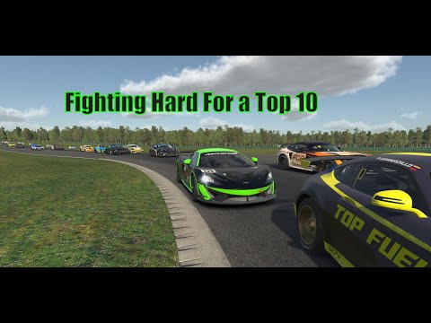 Fighting hard for a top in GT4 Fixed at VIR in the Mclaren 570s Road to 5K road rating