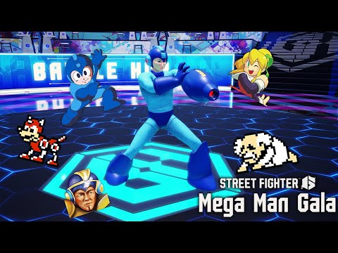 Street Fighter 6 - Mega Man Gala Fighting Pass