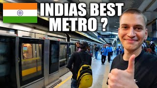 $0.50 New Delhi Metro to India's Cyber City 🇮🇳 (Gurgaon)