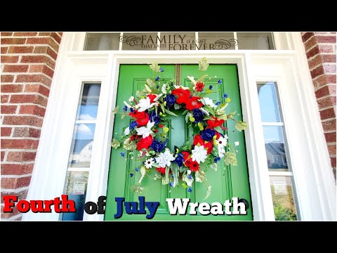 NEW: SEMI DIY 4TH OF JULY WREATH | Ideas | #juvilee2575  #wreaths