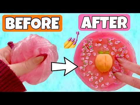 Fixing STORE BOUGHT Slimes! 😱😳 *Slime Makeover DIY*