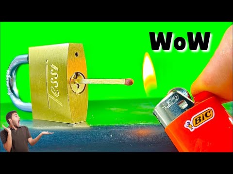 Open A Lock With Matches | Challanges | Bahadur Hussain