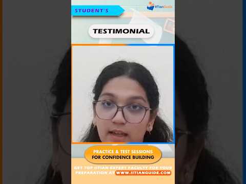 R Shrinidhi -Student at 2 Year Vijayta Program - Testimonial | IITianGuide Review #onlinejeecoaching