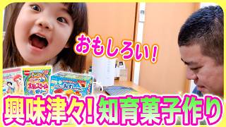 【知育菓子🍭】チェリ子興味津々❣️知育菓子をたくさん頂いたので作ってみました😊