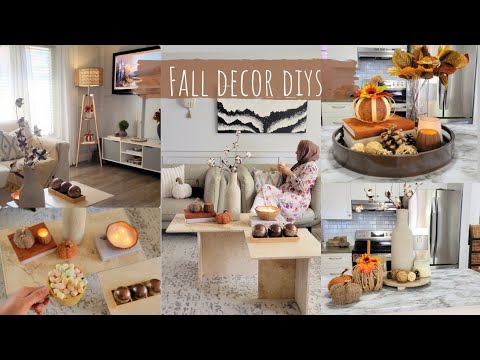 Fall decor | Fall home decoration and Diys | fall pumpkins | diy coffee table books