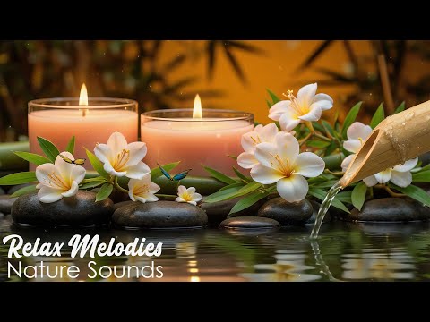 Relaxing Spa Music • Gentle Sounds of Water 🌳 Relieves Stress and Anxiety