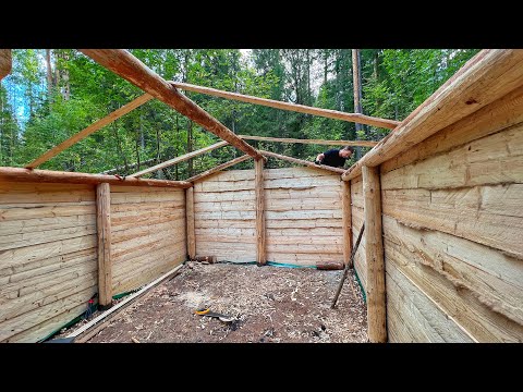 BUILDING the most beautiful house underground off the grid! We made three smooth walls! Pt 4