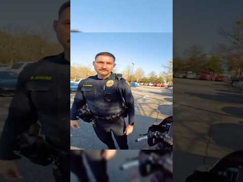 Rider Has No Tag and Gets Pulled Over | @wishesm3 #motorcycle #police #cop