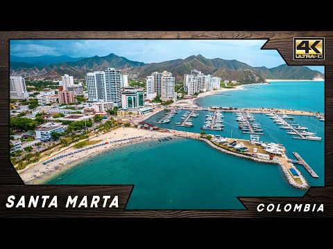 Santa Marta ● Colombia 🇨🇴 【4K】 Aerial Cinematic Drone [2024]